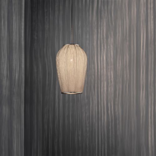 Suspension - CORAL GALAXEA - a emotional light - en acier peint / en maille d'acier inox / contemporaine