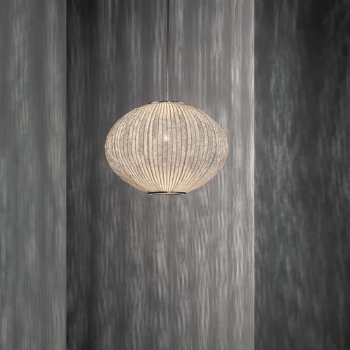 Suspension - Coral Seaurchin Small - a emotional light - en acier peint / en maille d'acier inox / contemporaine