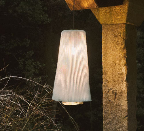 Suspension - Tempo Andante Outdoor - a emotional light - en acier inoxydable / en maille / contemporaine