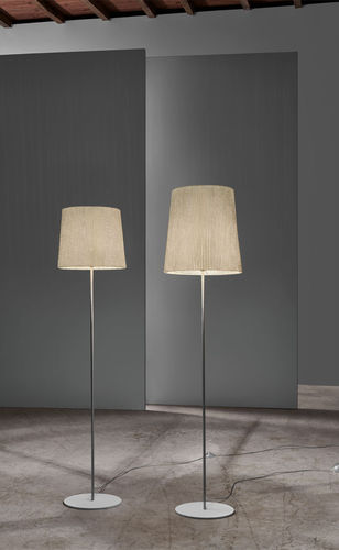 Lampe de sol - Virginia - a emotional light - en maille d'acier inox / contemporaine / d'intérieur