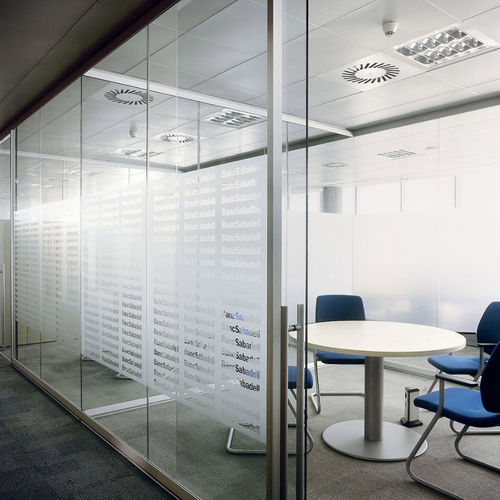 Cloison amovible - P600 - Arlex - vitrée / professionnelle / de bureau