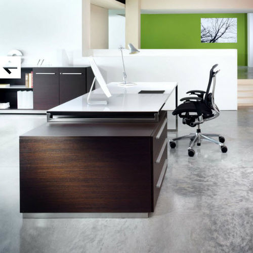 Bureau de direction - APLOMB - Arlex - contemporain / en métal / en verre