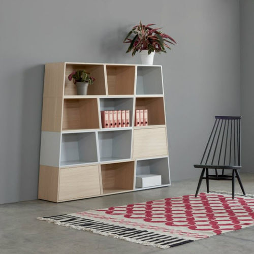 Bibliothèque modulable - MATRIOSKA - Arlex - contemporaine / en bois