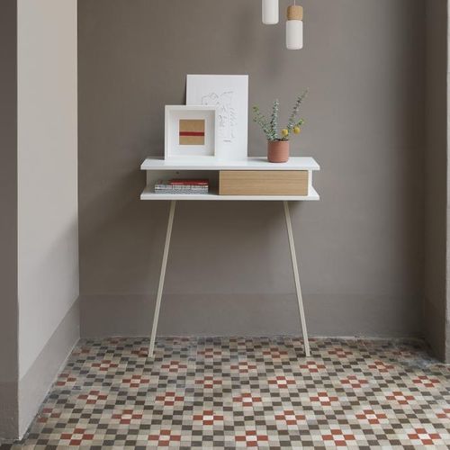 Console contemporaine - Passing - Arlex - en bois / avec piètement en métal / rectangulaire