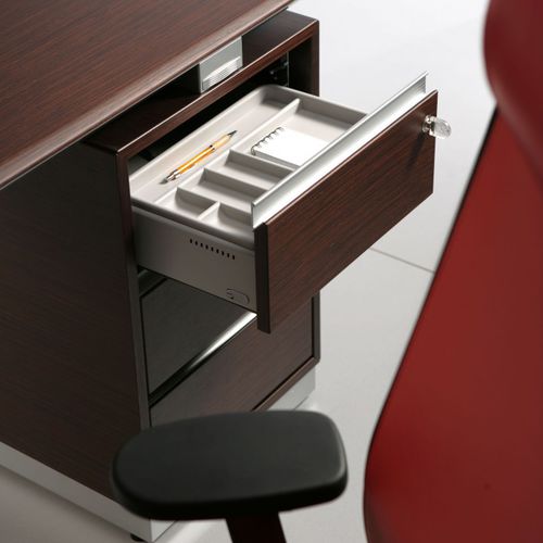 Caisson de bureau en bois - FD205 - Arlex - en métal / à 3 tiroirs / modulaire