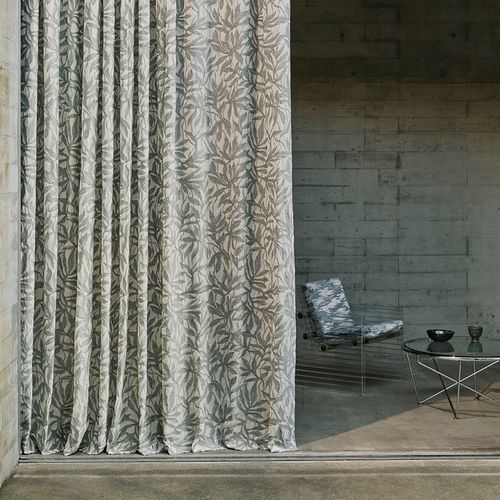 Tissu pour rideaux - SELVA   - Larsen - à motif nature / en polyester / en laine