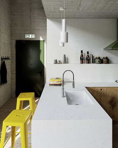 Panneau de revêtement - Lime delight - Cosentino - pour cuisine / pour mur / durable