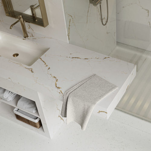 Plan vasque en Silestone® - Le chic : Versailles Ivory - Cosentino
