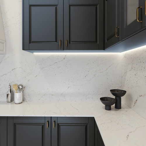Panneau de revêtement - Le chic : Eclectic Pearl - Cosentino - pour cuisine / pour crédence / en Silestone®
