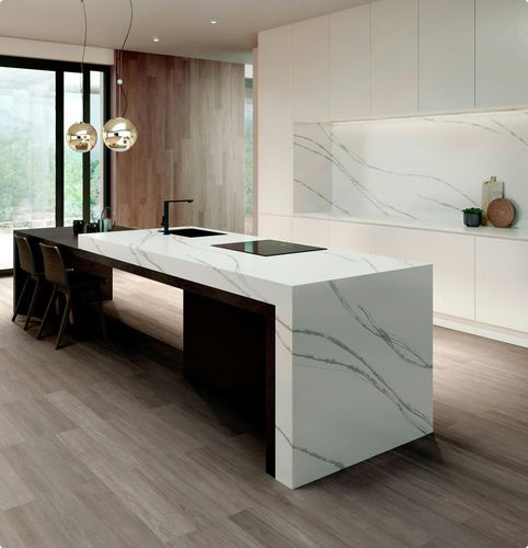 Revêtement mural pour intérieur - Eternal Series - Cosentino - en Silestone® / aspect pierre / résidentiel