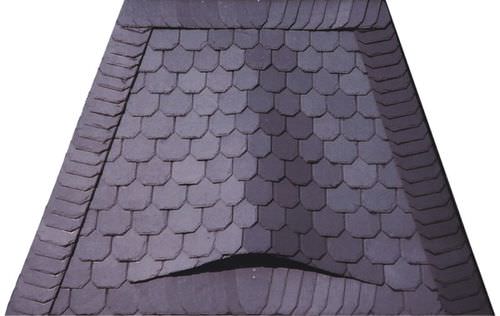 Parement en ardoise - OCTOGONES MONTE COLOR® PURPURROT - Theis-Böger Schiefer-Pizarras