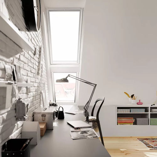 Fenêtre de toit en bois - VERRIÈRE - VELUX - fixe / à double vitrage / 1 vantail