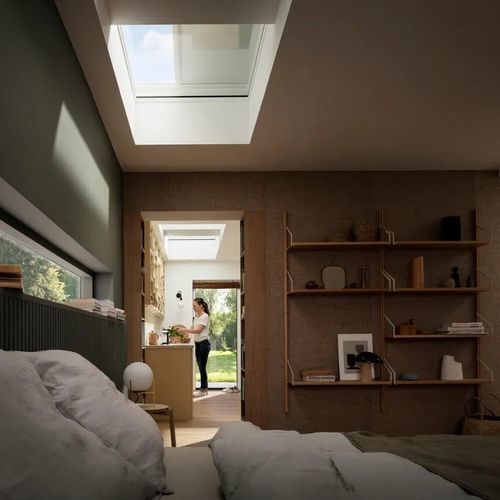 Store enrouleur - VELUX - pour fenêtre de toit / pour fenêtre / en tissu