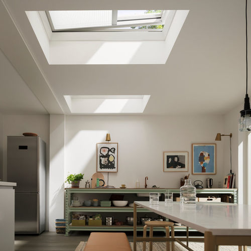 Store plissé - VELUX - pour fenêtre de toit / pour fenêtre / en tissu