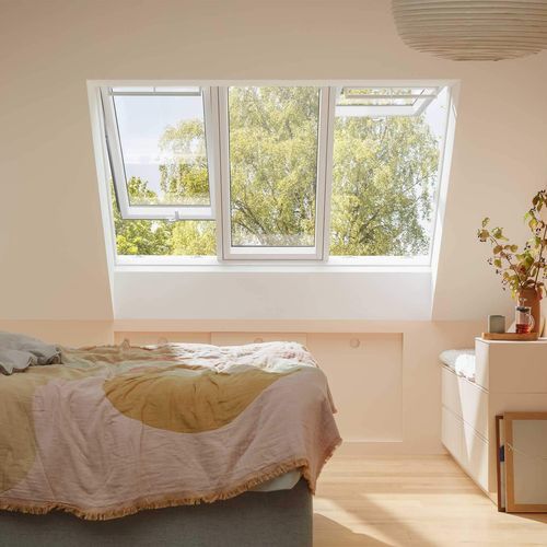 Fenêtre de toit en aluminium - VERRIÈRE 3EN1 - VELUX - en bois / fixe / à pivot