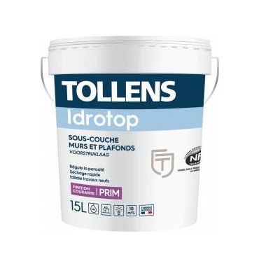 Couche d'impression pour maçonnerie - IDROTOP PRIM - Tollens - acrylique / pour intérieur / en phase aqueuse