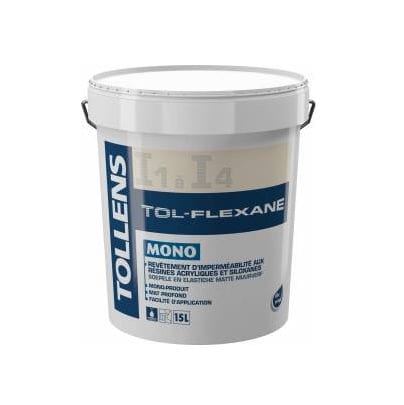 Enduit d'imperméabilisation - TOL-FLEXANE MONO - Tollens - pour façade / pour mur / à base de résine acrylique