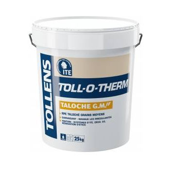 Enduit décoratif - TOLL-O-THERM TALOCHÉ GM - Tollens - de protection / isolant thermique / pour façade