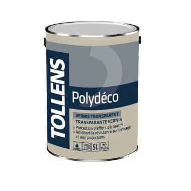 Vernis de protection - POLYDÉCO - Tollens - décoratif / pour maçonnerie / brillant