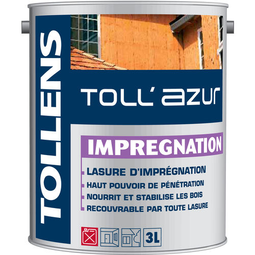 Lasure de finition - TOLL'AZUR - Tollens - d'imprégnation à froid