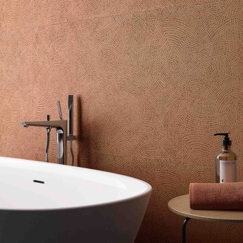 Carrelage en porcelaine - KASBAH - Roca Tile - en terracotta / mat / texturé