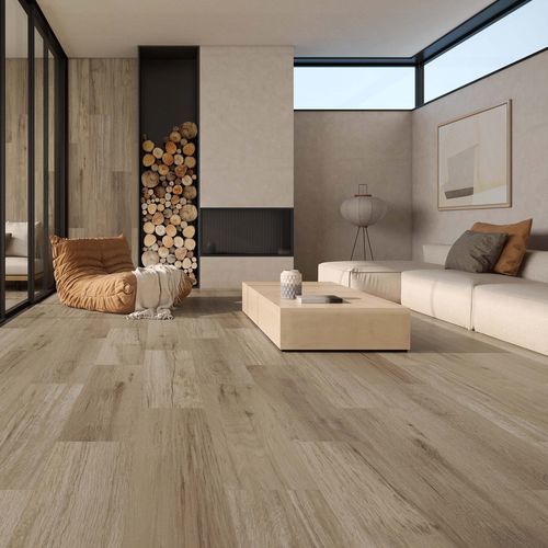 Carrelage en porcelaine - KENIA - Roca Tile - bois / mat / finition naturelle
