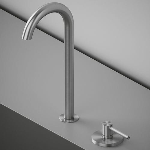 Mitigeur de vasque - FFQT 21 32T - QuadroDesign - à poser / en inox / 2 trous