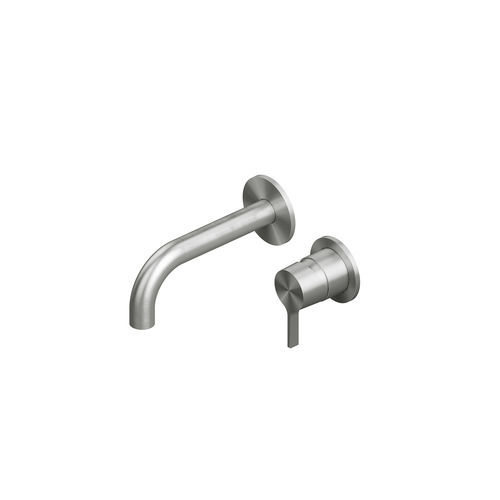 Mitigeur de vasque - 36 13.00 - QUADRO - mural / en inox / 2 trous