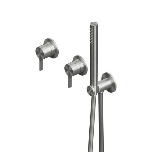 Mélangeur pour douche - VOLCANO 36 68.00 - QuadroDesign - pour baignoire / mural / en acier inoxydable