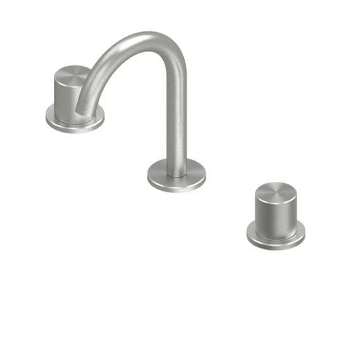 Mitigeur pour lavabo - HUM 24 31V - QuadroDesign - à poser / monté sur plage / en acier inoxydable