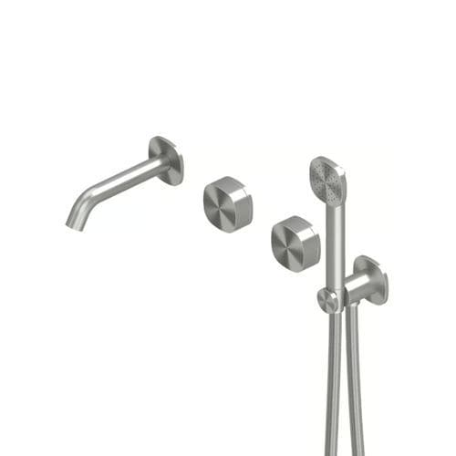 Set de douche mural - SUPER 22 69 - QuadroDesign - design minimaliste / professionnel / avec douche à main