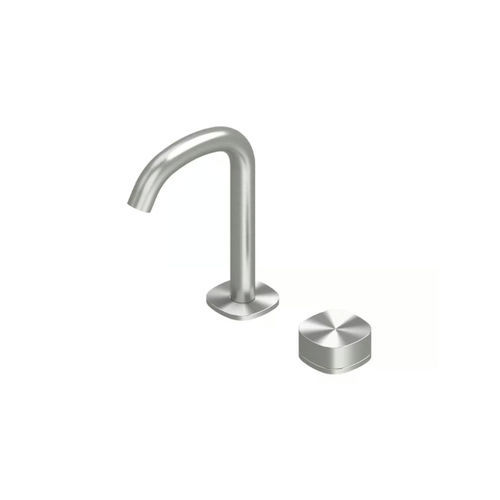 Mitigeur de vasque - SUPER 22 31 - QuadroDesign - à poser / en inox brossé / en acier inoxydable AISI 316