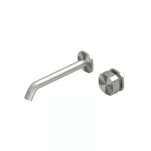 Mitigeur pour lavabo - SUPER 22 11T - QuadroDesign - mural / encastrable / en inox brossé