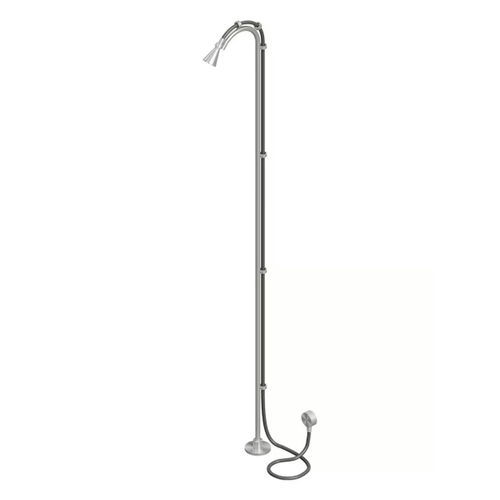 Colonne de douche professionnelle - FFQT CD021 2 - QuadroDesign - pour spa / en acier inoxydable 316L / brossée