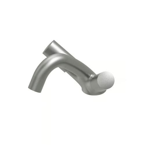 Mitigeur pour lavabo - ONO 90 01 - QuadroDesign - monté sur plage / en inox / en inox brossé