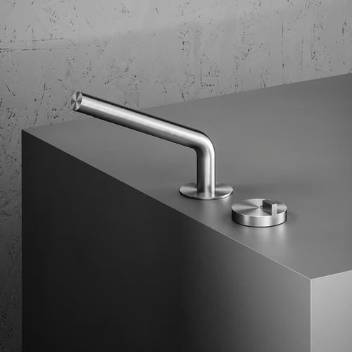 Mitigeur pour lavabo - Q 18 31 - QuadroDesign - encastrable / en acier inoxydable 316L / 2 trous