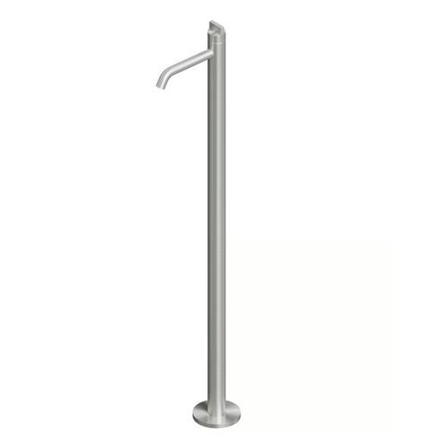 Mitigeur pour lavabo - Q 18 05 - QuadroDesign - au sol / en acier inoxydable 316L / d'intérieur
