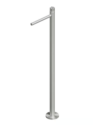 Mitigeur de vasque - MODO 17 05 - QuadroDesign - au sol / mécanique / en inox brossé