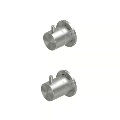 Mitigeur thermostatique - SOURCE 12 47M - QuadroDesign - de vasque / intégré / en inox