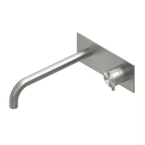 Mitigeur pour lavabo - SOURCE 13 14R.00 - QuadroDesign - encastrable / mural / en inox brossé