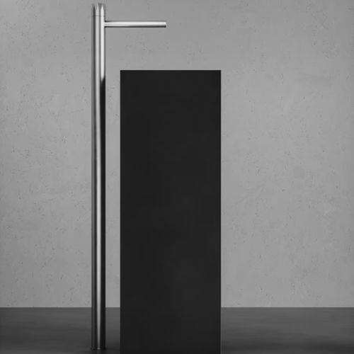Mitigeur pour lavabo - HB 15 05 - QuadroDesign - au sol / en acier inoxydable AISI 316 / 1 trou