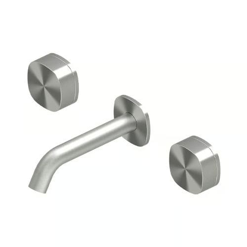 Mitigeur de vasque - SUPER 22 10V - QuadroDesign - mural / encastrable / en acier inoxydable 316L