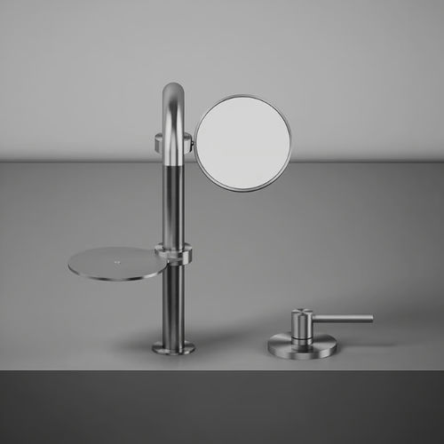 Miroir de salle de bain mural - QA003 - QuadroDesign - à poser / pour hôtel / pour sanitaire
