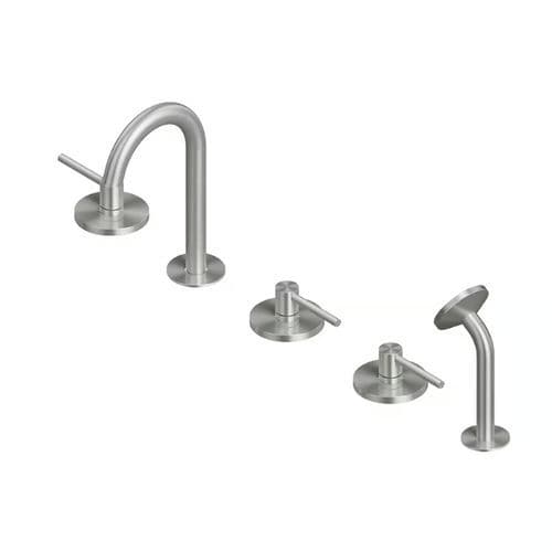 Set de baignoire en acier inoxydable 316L - FFQT 21 98 - QuadroDesign - monté sur plage / contemporain / 3 trous