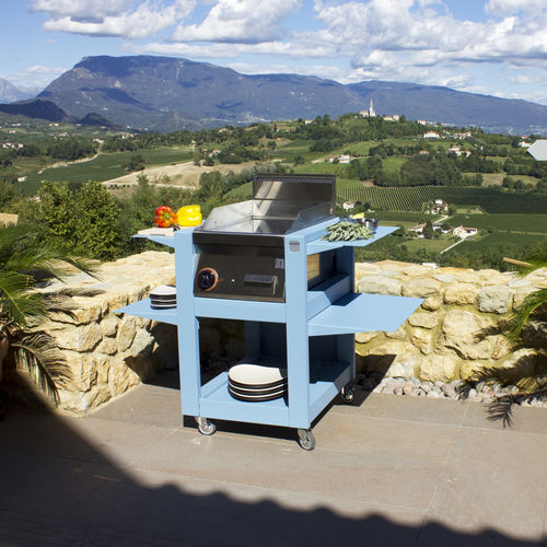 Cuisine d'extérieur - CUBE 400 - FIVE STARS ITALY - contemporaine / en inox / en aluminium