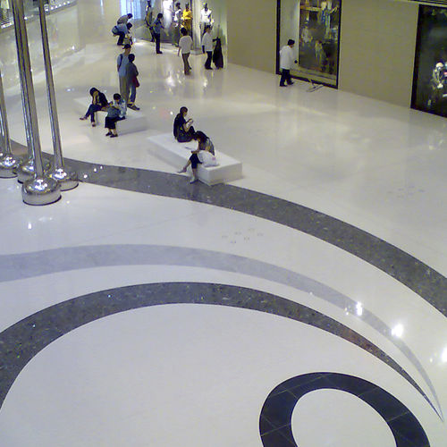 Carrelage en pierre reconstituée - PLAKA - QUARELLA - poli / d'intérieur / d'extérieur