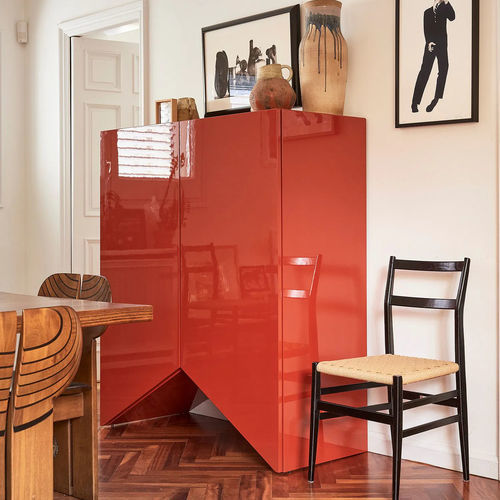 Buffet haut - BRIDGES  - BD Barcelona Design - contemporain / en MDF laqué / avec étagère