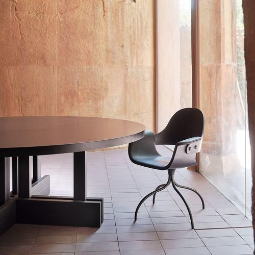 Chaise contemporaine - SHOWTIME 2.0 - BD Barcelona Design - d'intérieur / en tissu / en cuir
