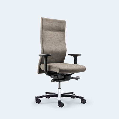 Chaise de bureau contemporaine - PLUS XL - Löffler Bürositzmöbel GmbH - d'intérieur / en tissu / en mousse