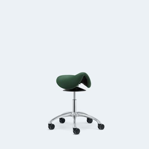 Tabouret de bureau contemporain - SEDLO-SL-2-5A - Löffler Bürositzmöbel GmbH - en tissu / avec piètement en métal / piètement étoile